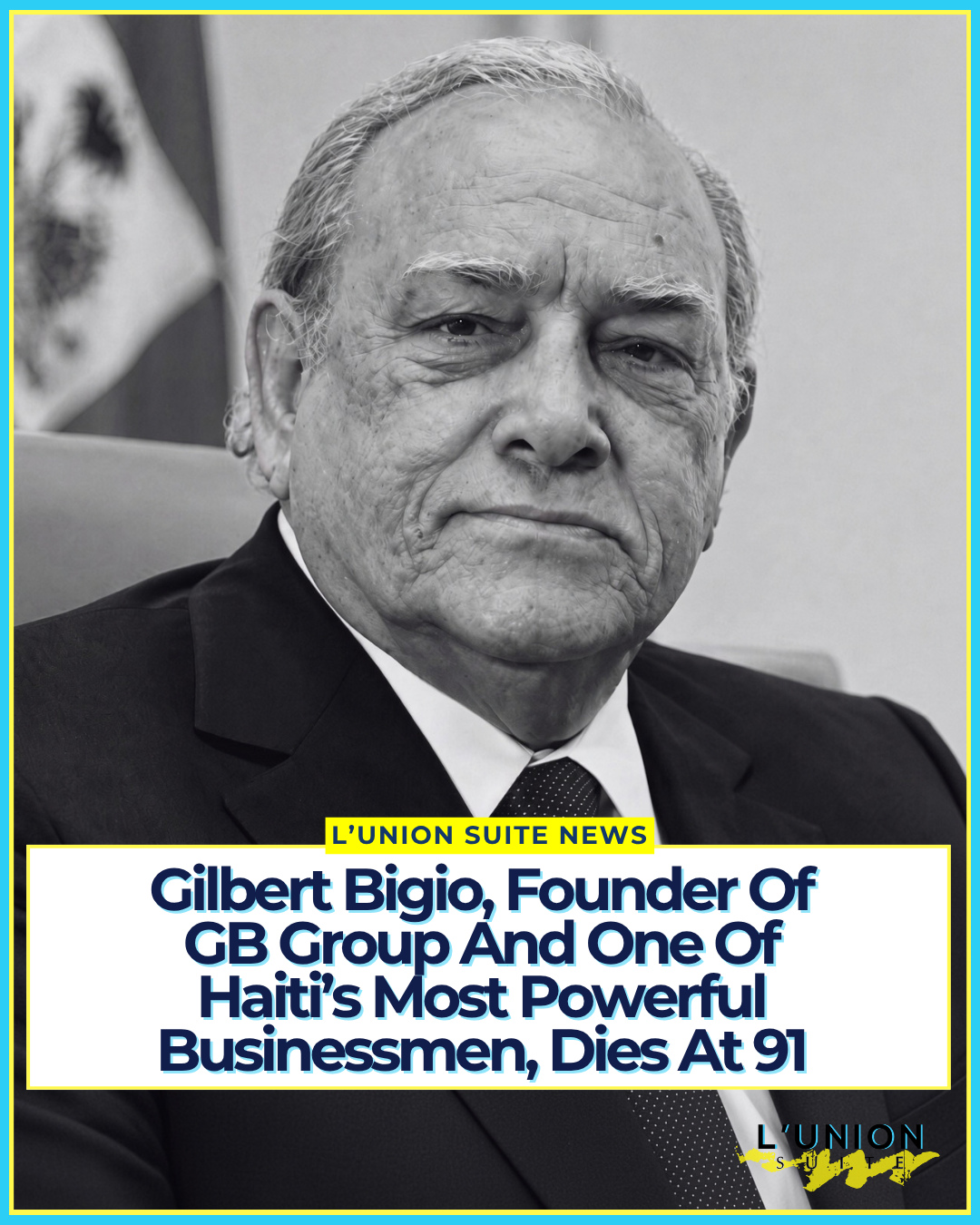 Haitian businessman Gilbert Bigio, founder of the GB Group conglomerate and long described as one of Haiti’s wealthiest private-sector figures, died Tuesday, September 29, in Florida at the age of 91. Funeral services are scheduled for Thursday, October 1, in Hollywood, Florida. Circumstances of his death were not publicly detailed.
Born around 1935 into a Sephardic Jewish family originally from Aleppo, Syria, Bigio belonged to a lineage that settled in Haiti in 1896 and built commercial interests over generations. He became the de facto leader of Haiti’s small Jewish community and served for years as honorary consul of Israel; his son Reuven later held the same honorary post. His wife is Monique Bigio.
Bigio founded GB Group in 1972, beginning with Aciérie d’Haïti (Haitian Steelworks). By the 1980s the steel operation controlled nearly all commercial steel in the country. The group then expanded into construction materials, consumer goods, edible oils (Huileries Haïtiennes), energy and fuel (including GB Energy and former Texaco operations in the Dominican Republic), telecommunications, real estate, banking, logistics, and infrastructure. Port Lafito, a major private port project in Haiti’s West Department, was among its signature investments. In recent years the group adopted a new identity as B|G|O (Builders of Great Opportunities).
For decades Bigio was routinely called Haiti’s first billionaire and one of the richest men in the Caribbean. He operated largely behind the scenes while the family network remained one of the country’s largest private-sector groups.
His later years were marked by international sanctions. On December 2, 2022, Canada imposed economic sanctions on Bigio, along with Reynold Deeb and Sherif Abdallah, under its Haiti-related Special Economic Measures. Bigio remained listed; no Haitian or Canadian criminal conviction was reported in connection with those allegations. The United States had previously sanctioned him and family members in the early 1990s over alleged support for the military regime that ousted President Jean-Bertrand Aristide; those U.S. measures were later lifted. He is survived by his wife and children.#lunionsuite