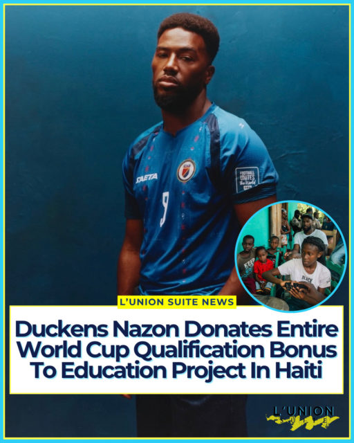 Haitian striker Duckens Nazon has announced that he donated every cent of his 2026 World Cup qualification bonus to an education project in Haiti called Skola.
The Grenadiers forward said the decision was deeply personal. In a message published Monday in French and English, he wrote that he was sharing it with humility, not for congratulations, but to show that it is possible to act in a concrete way.
According to Nazon, Skola is no longer an idea or a promise. The project is already underway on the ground. He said he will present it publicly in the coming days and provide more details on how it is being carried out. The exact amount of the bonus has not been disclosed.
Nazon also directed a message to Haitians who have the means to help, both in Haiti and abroad, and especially to the diaspora. He urged them not to be afraid to invest in their own country, in its youth, and in its future.
“We may not be able to change everything individually,” he wrote. “But if each of us contributes in whatever way we can, together we can build something far greater than ourselves. The change we hope to see in Haiti must also begin with us.”
He closed with a simple line: “For Haiti. For our youth. For the generations to come.”
The announcement comes after Haiti’s historic return to the World Cup, the country’s first appearance since 1974. Nazon was one of the team’s leading scorers in qualifying and has long said he would do anything for Haiti. With Skola, he is tying that qualification directly to an investment in Haitian children.
#lunionsuite #haitianamerican #haitian