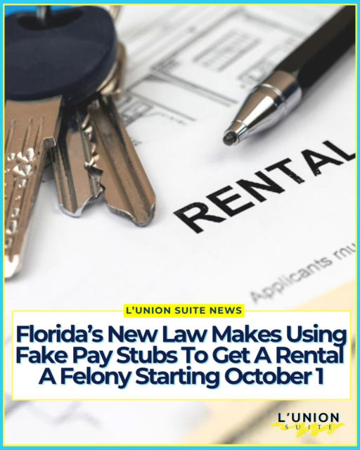 Thinking about using a fake pay stub to qualify for an apartment in Florida? A new law could turn that decision into a felony charge.
Starting October 1, 2026, Florida law will make it a third-degree felony to knowingly use forged or counterfeit documents, including pay stubs and bank statements, to obtain a residential rental and take possession of the property. The law also covers certain false identity statements and impersonating someone else on a rental application.
That distinction matters: simply having a rental application denied is not the offense described in this law. The law specifically addresses people who use the listed forms of fraud to get into a rental property.
The measure was signed into law in June and takes effect next month. For renters trying to meet income requirements, it is a reminder that submitting fake documents can carry consequences far beyond losing out on an apartment.
#lunionsuite #haitianamerican