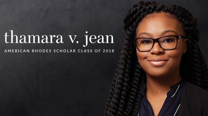 Haitian-American Brooklyn Student Thamara Jean Named Rhodes Scholar - L ...