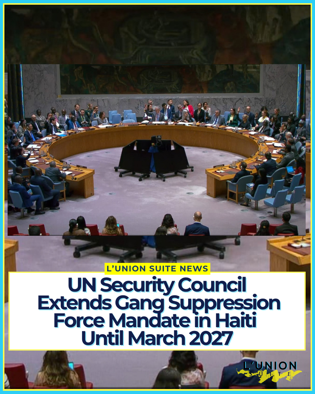 The mandate of the Gang Suppression Force (GSF), currently in the deployment phase on Haitian soil, has been extended until March 31, 2027, after a resolution adopted Tuesday by the United Nations Security Council.
Twelve member states voted in favor of renewing the force’s mandate. None voted against. Three abstained: China, Pakistan, and the Russian Federation.
The extension also keeps in place the logistical and operational support provided by the United Nations Support Office in Haiti (UNSOH), which has been operational since April 2026.
The United States, which co-sponsored the resolution with Panama, pressed the Council to maintain momentum and continue deploying contingents. U.S. Ambassador to the UN Mike Waltz said about 1,500 GSF personnel are now on the ground, with additional troops expected in the coming months.
Authorized as a multinational force not a UN peacekeeping mission the GSF is mandated to conduct coordinated operations with the Haitian National Police and the Haitian Armed Forces to combat armed groups, secure essential infrastructure, and support efforts to restore state authority.
The renewal comes as Haiti prepares for elections scheduled for December 13, 2026, its first in a decade, while gangs still control large parts of Port-au-Prince and other regions.
#lunionsuite #haitianamerican #haitian #culture #caribbean