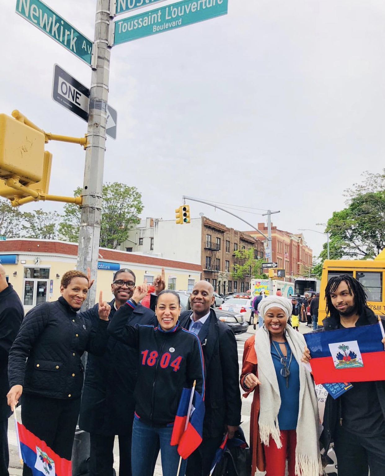 Nostrand Avenue in Brooklyn Conamed Toussaint L’ouverture BLVD L