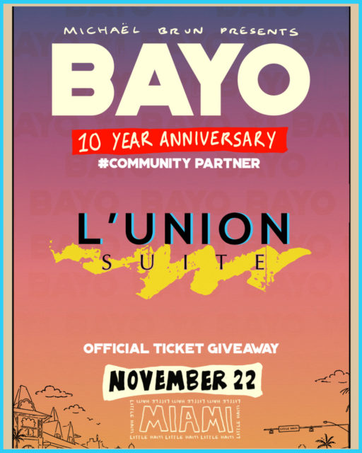 GIVEAWAY: We're an official community partner of BAYO's 10 Year Anniversary in Little Haiti, and we're giving away tickets!
🎟️ Every winner gets 2 tickets:
One for you and one for the person you want to go with.
To enter:
1⃣ Follow @bayotour and @rockstargames
2⃣ Repost this post
3⃣ Tag the person you want to go with in the comments
Winners will be contacted by DM and announced on November 3rd.
Tickets are digital and sent by email.
#LunionSuite #BAYO #BAYOMiami
#CommunityPartner #BAYO10