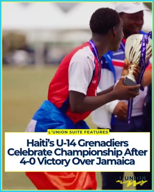 The Haitian U-14 men’s national team is celebrating a championship after defeating defending champions Jamaica 4–0 on Sunday in the final of the CFU U-14 Boys Tier 1 Challenge Series in Cap Cana, Punta Cana, Dominican Republic.
The young Grenadiers took control of the match early. Jodley Sheeckensley Delmas opened the scoring in the 28th minute. Haiti carried the 1–0 lead into halftime before Wensley Dumorne scored twice in the second half, in the 39th and 47th minutes. Ronelson Pelé Janvier added the fourth goal in the 59th minute to complete the 4–0 victory.
Jamaica entered the final undefeated and without having conceded a goal during the tournament. Haiti ended both streaks in decisive fashion.
The title caps a strong tournament for Haiti. The team defeated French Guiana 5–2 and Trinidad and Tobago 4–1 in the group stage, fell 1–0 to Puerto Rico, then responded with a 6–1 semifinal win over host Dominican Republic to reach the final.
This championship marks another strong result for Haiti’s youth program and reinforces the value of continued investment in the next generation of players. The young Grenadiers return home with the trophy and another positive chapter for Haitian football.
Champions again. 🇭🇹
🏆 Grenadiers alaso!
Video Sources: @fhfhaiti @cfu.official @charlesheroldjr10
#lunionsuite #haitianamerican #grenadiers