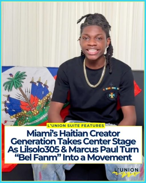 The “Bel Fanm” video is not just two boys dropping a song. It is a snapshot of a generation. 🇭🇹🇭🇹🇭🇹
@Lilsolo305 and @M4rcuspaul along with @Zbkeyz pulled young Haitian-American influencers into one frame and made Miami look like what it already is: a factory for the next wave of global creators. The faces in the video are the same ones already running Haitian TikTok. They’re not just chasing a trend. They are the trend.
For years, this city’s young Haitian talent has been going viral in pieces. A dance. A punchline. A “of course I’m Haitian” bit that refuses to die. @Lilsolo305, Salovens Dimanche, Big 305, has been one of the loudest. His pages stay active across every platform. Marcus Paul has been right there with him, teaching Creole with a straight face, then breaking character, then doing it again until the comments fill up in two languages. Separately, they already had the algorithm’s attention. Together, they built a record the culture could move to.
The song has been living online since April. Hundreds of thousands of plays on YouTube. Dance videos, duets, and “thangyaaa” captions stacking up on TikTok. The official video is the moment it stops being a sound and becomes a scene, Miami’s young Haitian influencers in one place, looking like the future they already are.
Do not sleep on what that means. This generation does not wait for a label, a magazine cover, or permission from the old gatekeepers. They build audience first. They speak Kreyòl on camera without translating themselves into someone smaller. They make Miami content that travels, Haiti, the diaspora, then people who never set foot in Little Haiti but know the hook by the second play.
Watch the video, like, share and support. This is a new generation clocking in. Miami made them. The internet already knows their names. “Bel Fanm” is the receipt. Congratulations Fellaz!!
#lunionsuite #haitianamerican #littlehaiti