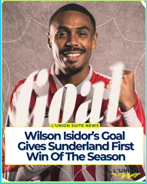 Welcome Back Isidor!!
Wilson Isidor scored the only goal of the match as Sunderland beat Fulham 1-0 on Sunday and collected their first Premier League win of the season.
The game was scoreless at half-time. Sunderland started Brian Brobbey up front, with Isidor on the bench. Just after the hour, Régis Le Bris turned to his substitutes. Habib Diarra and Isidor both entered around the 65th minute.
The breakthrough nearly came in the 71st. Granit Xhaka found Enzo Le Fée, who cut the ball across for Isidor. From close range, the Haiti international struck the post.
Four minutes later, he scored. Nordi Mukiele released Diarra down the right. Diarra drove a low cross into the box. Fulham goalkeeper Bernd Leno rushed out and missed it. Isidor got there first and finished into the empty net in the 75th minute.
Sunderland saw out the remaining minutes to win 1-0. Fulham did not register a shot on target. The result gave the Black Cats their first three points of the 2026/27 Premier League season in front of nearly 47,000 at the Stadium of Light.
The goal arrived days after Isidor signed a new contract with Sunderland through 2030.
Sunderland next play Brentford away.
#lunionsuite #haitianamerican #haitian
