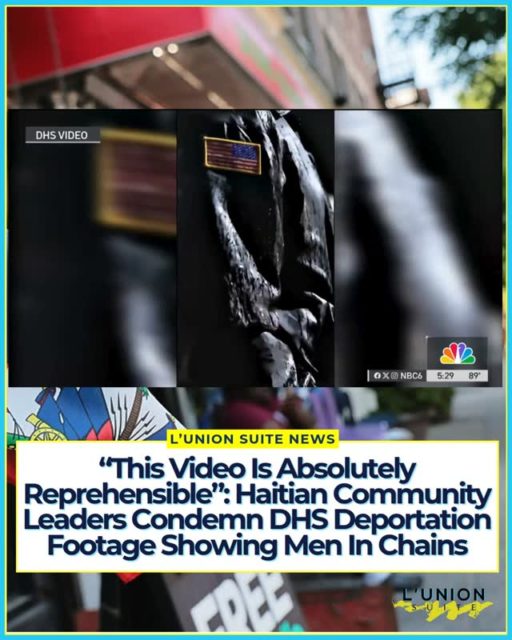 A Department of Homeland Security video showing Black men in shackles and chains boarding a deportation flight to Haiti has drawn sharp condemnation from Haitian community leaders in South Florida.
The video was posted by DHS the day after the first deportation flight following the end of Temporary Protected Status for Haitians left on August 27. It shows men being led onto a plane in the rain while restrained and is set to an upbeat Haitian song.
In an @NBC6 Miami news piece reported by Ari Odzer, community leaders described the footage as dehumanizing. “This video is absolutely reprehensible, this video is basically dehumanizing us,” said Paul Namphy of the Family Action Network. He connected the imagery to the painful history of how Black people have been treated in this country.
L’Union Suite founder Wanda Tima was featured in the NBC 6 report and expressed shock at the decision to release the video. “I was in utter shock that they had even released something like this,” she said. “And then you’re creating this sickening messaging around Haitians on TPS, that they are all criminals. People that are on TPS were here legally.”
The flight landed in Cap-Haïtien. Separate arrival footage showed deportees stepping off the plane without shackles. When asked for comment, DHS stated that Temporary Protected Status is temporary by design, compared the moment to “closing time,” and pointed to a $2,600 payment plus a free flight for those who leave voluntarily.
Advocates questioned the purpose of the video, noting that Haitians who held TPS already knew their status had ended and that Haiti remains so dangerous commercial airlines will not fly into the capital.
Namphy said his group is asking Florida’s senators to support legislation restoring TPS for Haitians for three more years.
VIdeo Source: NBC6 Miami
#lunionsuite #haitianamerican #haitian