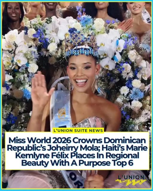 Miss World 2026 closed September 5 in Nha Trang, Vietnam, with the Dominican Republic’s Joheirry Mola taking the crown. 

Haiti left with something the scoreboard does not measure: a first from Jérémie, a purpose-driven project recognized on the world stage, and a month of representation that put Haitian women at the center of the conversation.

Marie Kemlyne Lestalie Félix, 25, is the first woman from Jérémie to hold the Miss World Haiti title. She did not advance into the official Top 40 on coronation night. What Miss World itself highlighted was her place among the six Beauty With a Purpose finalists for the Americas and Caribbean, alongside Belize, French Guiana, Guatemala, Paraguay, and Venezuela. Belize’s Faith Edgar won the continental BWAP title and used that fast-track into the Top 40. Félix’s work still stood in that regional final six.

Her project, Inspire-Toi d’Elles (“Inspire Yourself from Them”), founded in 2023, is built on a simple idea: Haitian women and girls need living examples, not slogans. Through monthly gatherings, mentoring conversations, writing workshops, and visibility for women already building careers and businesses, the initiative has brought more than 150 women and girls into the same room with mentors. The line she carried through the competition “Si elles l’ont fait, nous pouvons aussi” was the heart of her pitch. On the Head-to-Head stage in Vietnam she spoke plainly about being judged for her appearance, her skin, her origins, and limited resources, and about building the space she once needed as a girl from a communal section.

She used the month in Vietnam the way Miss World is meant to be used: fashion, culture, and community as one package. She walked the opening and Top Model events, including the Vietnam Beauty Fashion Fest, and carried Haitian identity into a competition that too often notices Haiti only when the headlines are about crisis.

A crown is one night. What she brought home is the work, the first for Jérémie, and a reminder that representation is already an accomplishment.

📸 @missworld @mariekemlynefelix
#lunionsuite #haitianamerican