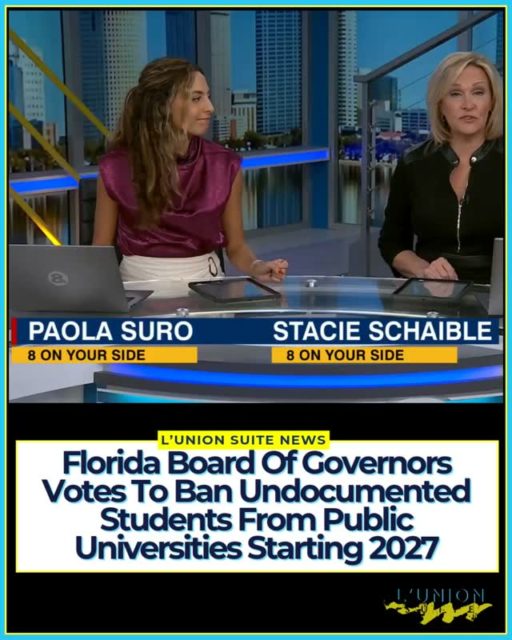 Florida’s Board of Governors voted unanimously to bar students who are not lawfully present in the United States from enrolling in the state’s 12 public universities beginning with the 2027-28 academic year.⁠
⁠
The regulation, approved without debate after earlier preliminary approval in June, applies to any university that did not admit all academically qualified applicants in the two most recent academic years. Because all 12 State University System campuses operate selective admissions, the rule effectively closes those institutions to new undocumented students. Currently enrolled students are not affected.⁠
⁠
The university ban follows a June vote by the Florida Board of Education that already prohibited undocumented students from the state’s 28 public colleges and most adult education and GED programs. Together, the two policies shut undocumented students out of public higher education in Florida. The state now joins Alabama, Georgia, and South Carolina in imposing such restrictions.⁠
⁠
Legislative bills that would have achieved a similar result died in committee during the 2026 session. The boards then used their rulemaking authority to adopt the limits. Lt. Gov. Jay Collins called the university rule “common sense,” saying public universities are for students who are here legally and that taxpayers should not subsidize those who “broke our laws to come here.”⁠
⁠
Critics, including United Faculty of Florida president Robert Cassanello, described the move as overreach that closes educational doors and limits the system’s ability to educate future workers. Exact current enrollment figures for undocumented students are not published, but earlier counts of out-of-state tuition waiver users put the number at roughly 2,000 at universities and more than 4,600 at state colleges in 2024-25. Broader estimates of undocumented students in Florida higher education have been far higher.⁠
⁠
Private universities are not covered by the rule. Online students studying from outside the United States also remain eligible. The policy takes effect for new enrollments in fall 2027.⁠
⁠
Video Source: @Wfla⁠
#lunionsuite #haitianamerican #haitian