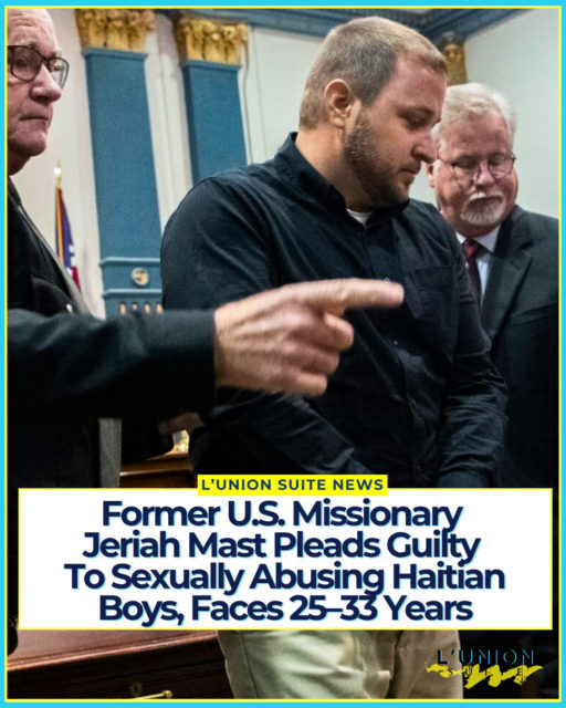 Jeriah Mast, a 45-year-old former American missionary from Millersburg, Ohio, pleaded guilty on Tuesday, September 8, to two federal counts of engaging in illicit sexual conduct with minors in Haiti.
Mast entered the plea before U.S. District Judge Donald C. Nugent in Cleveland. Under the plea agreement, prosecutors and the defense agreed that a sentence between 25 and 33 years would be appropriate; the judge will have the final say. Sentencing is scheduled for December 15, 2026.
The U.S. Department of Justice said Mast traveled from the United States to Haiti on numerous occasions between 2002 and 2019, including work with Ohio-based Christian Aid Ministries (CAM). Investigators documented more than 30 flights he took between the two countries from November 2002 to August 2018.
A federal indictment originally charged Mast with four counts involving four boys in Haiti, with alleged offenses in 2004, 2007, and 2011. As part of the plea, he admitted guilt in two of those cases, each involving a minor between the ages of 12 and 16. Prosecutors are expected to seek dismissal of the remaining two charges.
The admitted conduct is part of a broader pattern Mast himself described to police in 2019. According to court records and contemporaneous reporting, he told investigators he had sexually abused more than 30 boys in Haiti & four children in Ohio. He previously pleaded guilty in Ohio state court to two counts of gross sexual imposition, received a 9-year sentence, and was granted early release in October 2025 before the federal charges proceeded.
“Jeriah Mast preyed on vulnerable children while working in Haiti as a missionary,” said Assistant Attorney General A. Tysen Duva of the Criminal Division. U.S. Attorney David M. Toepfer for the Northern District of Ohio said Mast “violated the innocence of children & violated the trust of those who supported his supposed missionary work.” 
CAM, supported by Amish, conservative Mennonite, & related groups, has said it fired Mast in 2019 after the allegations became public. The organization drew separate international attention in 2021 when 17 of its missionaries were kidnapped in Haiti.
#lunionsuite #haitianamerican