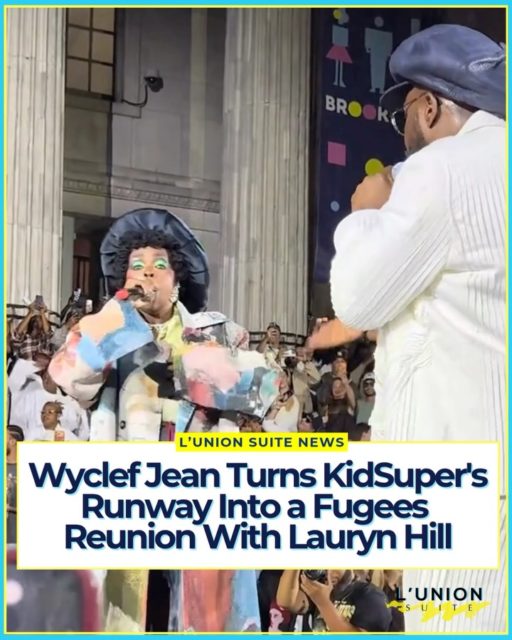 KidSuper founder Colm Dillane and Brooklyn Borough President Antonio Reynoso hosted the second annual People’s Runway on the building’s steps, spotlighting five rising Brooklyn designers chosen from hundreds of applicants. The night was built as a platform for talent that usually gets shut out of official Fashion Week calendars. Then @WyclefJean walked out and changed the temperature.⁠
⁠
The Haitian-born Fugees architect opened with “No Woman, No Cry,” slid into a Brooklyn rap, and brought Carnival dancers in exploding color onto the steps. He stepped off briefly, then returned with “a friend.” Lauryn Hill appeared in a painted KidSuper coat. The front row surged the runway with phones up. They delivered Fugees heat, including “Ready or Not” 30 years after The Score dropped and rewrote what hip-hop could sound like.⁠
⁠
Both artists wore KidSuper. The moment was brief, loud, and exactly the kind of collision the brand lives for: fashion, music, community, and no velvet rope.⁠
⁠
Dillane has spent years turning KidSuper into more than clothes, painting, music, unexpected stages. This edition doubled down on that. After the emerging designers showed, he sent out a handful of his own looks, including one worn by his mother, then handed the night to Wyclef. Reynoso kept the energy Brooklyn-loud: if you like it, cheer. Everybody’s VIP here.⁠
⁠
For Haitian and Caribbean audiences, the night landed differently. Wyclef Jean remains one of the most visible Haitian artists of his generation, guitar, politics, carnival energy, and a catalog that never stayed in one lane. Seeing him pull Lauryn Hill onto the steps of a public building in Brooklyn, wearing a local designer’s coat, felt like the culture showing up for itself without asking permission.⁠
⁠
The People’s Runway is still young. Dillane has already said he wants it to become annual and that the real measure is what the designers do after the lights go down. Saturday night gave them a stage, a crowd that included athletes and artists, and a closing act that most official Fashion Week shows never get.⁠
⁠
#lunionsuite #haitianamerican #haitian