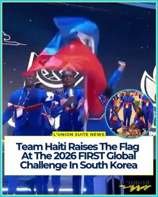 Team Haiti officially joined the 2026 FIRST Global Challenge on Wednesday, stepping into the opening ceremony in Incheon as one of more than 190 national teams gathered for the annual robotics competition.
The delegation, fielded through EDUCÁRE Haiti, entered carrying the Haitian flag. The competition runs October 7–10 at Songdo Convensia under the theme “Igniting Innovation.” Student teams design, build, and drive robots through a game built around wildfire prevention, mitigation, and recovery, and also take on a project track that asks them to propose real-world ideas for fire risk and preparedness.
FIRST Global, the U.S. nonprofit that organizes the event, describes it as an Olympics-style meeting of high-school-age engineers. This year’s host city is staging the competition for the first time in South Korea. Local organizers have put the scale at roughly 186 teams, about 876 student competitors, and several thousand mentors, volunteers, and guests across the four days.
Haiti’s roster in Incheon includes mechanics Marvens Audineau Laine and Naëlda Pierre, communications officer Ciarah Christie Saint-Vil, and drivers Netz Jahyan Romain and Marcus Bradley, with Head Coach Jovany Florvil and coach Jameson Leo.
The trip continues a program that FIRST Global’s team profile traces to a single donated robotics kit in 2021. Students entered a competition with almost no preparation, returned the next year and won it, and have kept building from there. EDUCÁRE is a volunteer-led STEM effort in Haiti. Its students have represented the country at the FIRST Global Challenge in Singapore (2023), Athens (2024), and Panama City (2025). In Athens, the team finished in the top 10 of the Innovation Challenge and was invited to present to judges in person. Reporting on the program has also credited the 2024 squad with a bronze Al Khwarizmi Award.
At home, the same student community has stacked national results, including the National Knowledge Bee, the national science competition, and the national robotics competition and in May 2026 organized Haiti’s first FTC robotics event.
#lunionsuite #haitianamerican