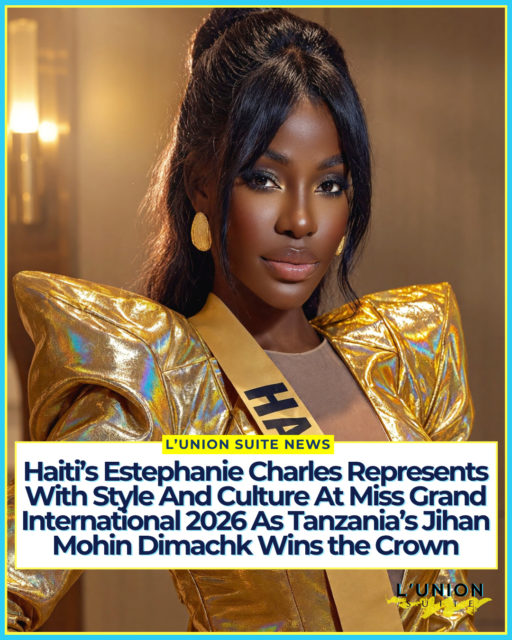 Haiti’s Estephanie Charles brought elegance and cultural pride to Miss Grand International 2026 in Bangkok. Tanzania’s Jihan Mohin Dimachk was crowned the winner, becoming the first African and first Tanzanian titleholder in the pageant’s history.
Estephanie Charles, Miss Grand Haiti 2026, stood out with a striking national costume inspired by the hibiscus flower, a symbol closely connected to Haitian identity. Dominated by vibrant red and gold with a large floral detail, the design drew attention during the national costume presentation. She advanced in early voting rounds, including the Country’s Power of the Year competition, and reached the Top 15 in the national costume contest through website voting. Charles, known for her skills in fashion design, sewing, and styling, used her platform to speak about peace, empathy, and community. Her participation highlighted Haitian creativity and presence on the international pageant stage.
Jihan Mohin Dimachk, a 30-year-old Tanzanian-Lebanese model and fashion entrepreneur, secured the crown after advancing through the Top 25 and Top 11. She also won the Miss Popular Vote award. Ecuador’s Shyare Andrade finished as first runner-up, followed by the Netherlands, Guatemala, and Vietnam in the top five. Côte d’Ivoire’s Marlène Kany Kouassi placed among the fifth runners-up and won Best in Swimsuit.
Charles’s journey remains a proud moment of the 2026 edition, celebrating culture, style, and representation on the world stage.
📸 @missgrandinternational
#lunionsuite #haitianamerican #haitian #misshaiti